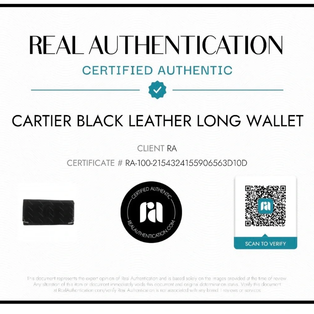 Black Buffalo Marcelo Leather Inter Long Wallet w/ Original Box, Papers & COA